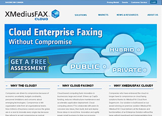 XMedius Cloud Website